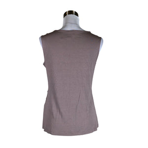 Unisex Ril's - Tricot tank top, size 38 - Brown (2)