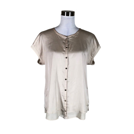 Unisex Gerry Weber - Short-sleeved blouse, size 38 - Beige ()
