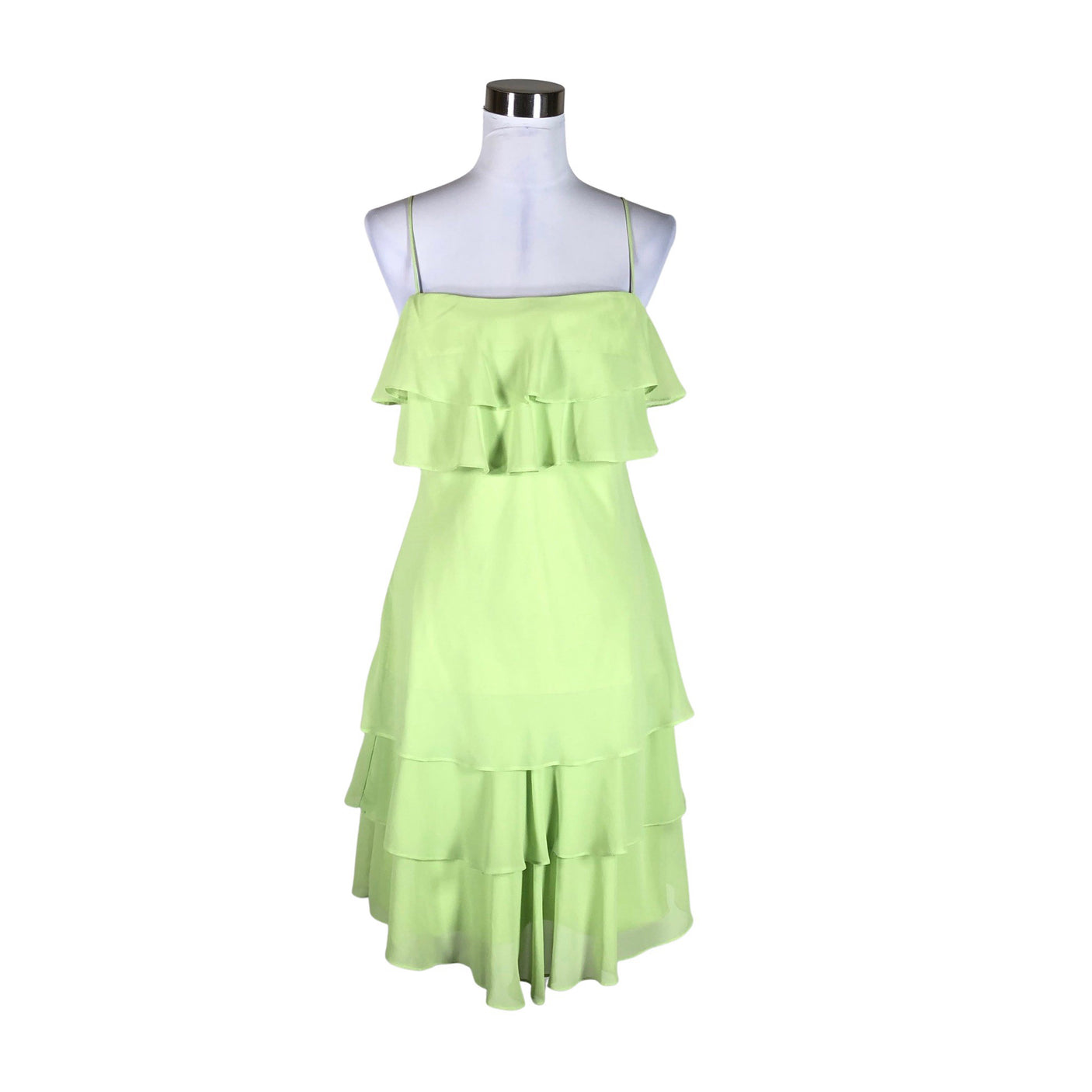 Unisex Maria Bonita - Schiffon dress, size 38 - Green (1)