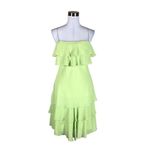 Unisex Maria Bonita - Schiffon dress, size 38 - Green (1)