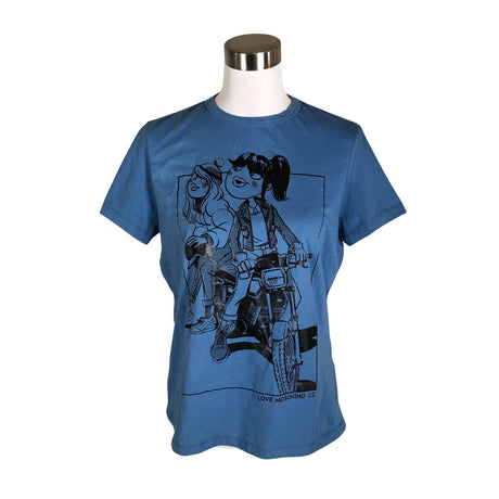 Unisex Love Moschino - T-shirt, size 40 - Blue ()