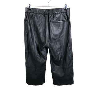 Unisex Cream - Leather pants, size 44 - Black (2)