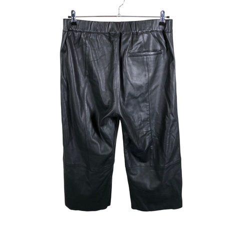 Unisex Cream - Leather pants, size 44 - Black (2)