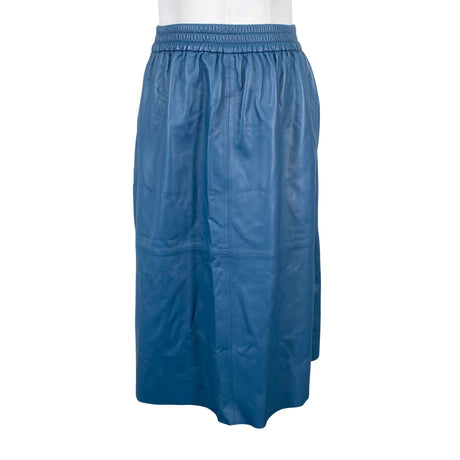 Unisex Minimum - Leather skirt, size 38 - Blue ()