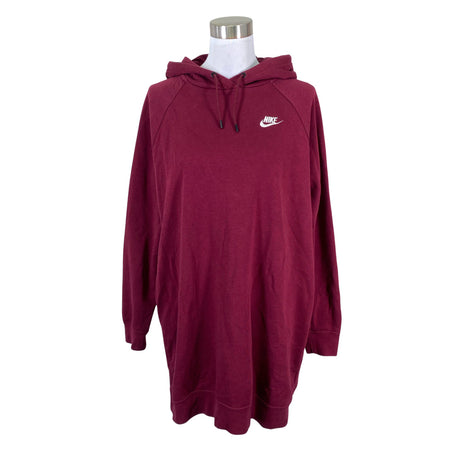 Unisex Nike - Sweatshirt dress, size 38 - Wine red ()