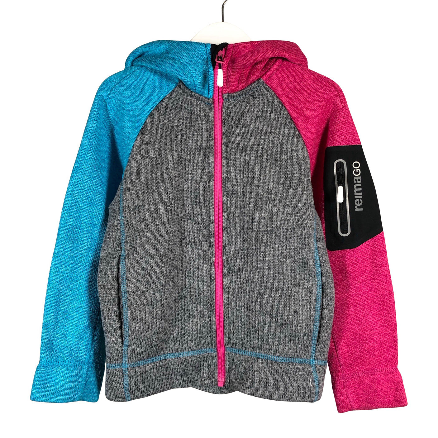 Unisex Reima - Cardigan, size 104 - 110 - Gray (1)