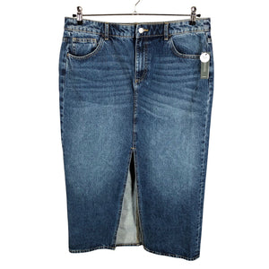 Unisex Lindex - Denim skirt, size 44 - Blue (1)