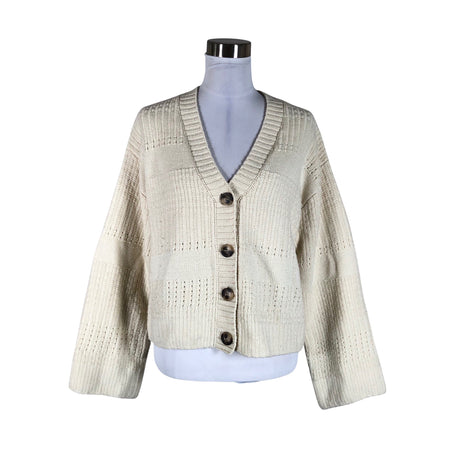 Unisex Selected - Cardigan, size 36 - Natural white ()