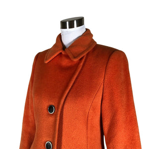 Unisex Ril's - Wool coat, size 36 - Orange (3)
