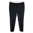 Unisex Piú & Piú - Straight leg trousers, size 42 - Black ()