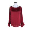 Unisex CC capri collection - Blouse, size 40 - Wine red ()