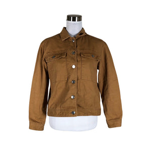 Unisex Minimum - Denim jacket, size 36 - Brown (1)
