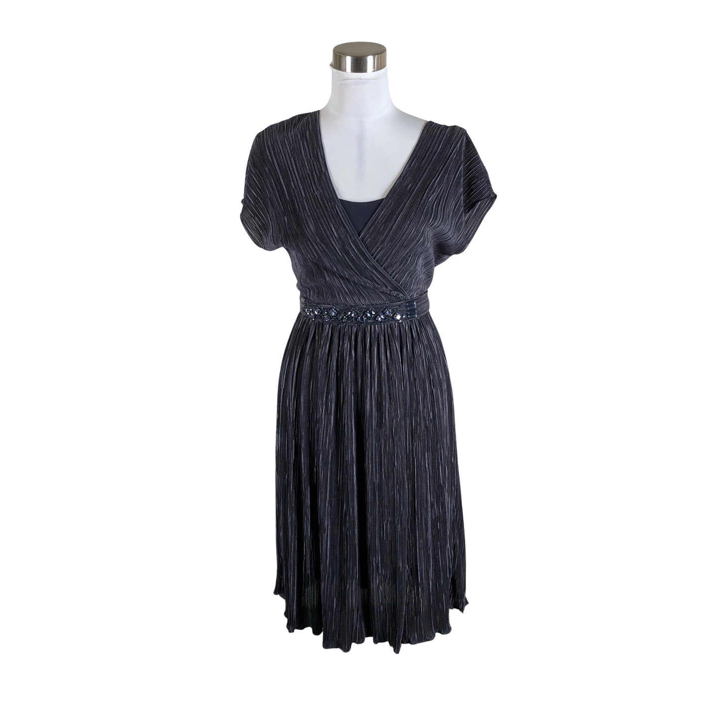 Unisex Max&Co - Schiffon dress, size 38 - Blue (1)