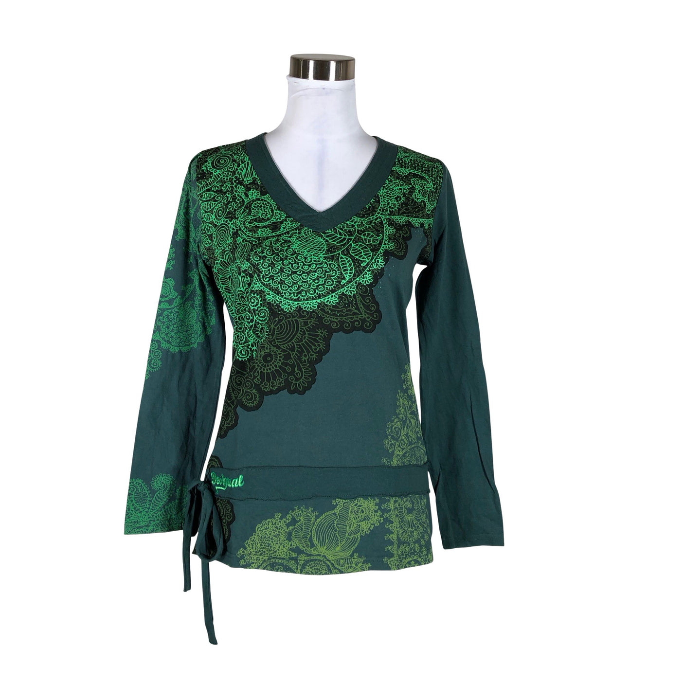 Unisex Desigual - Tricot shirt, size 38 - Green (1)