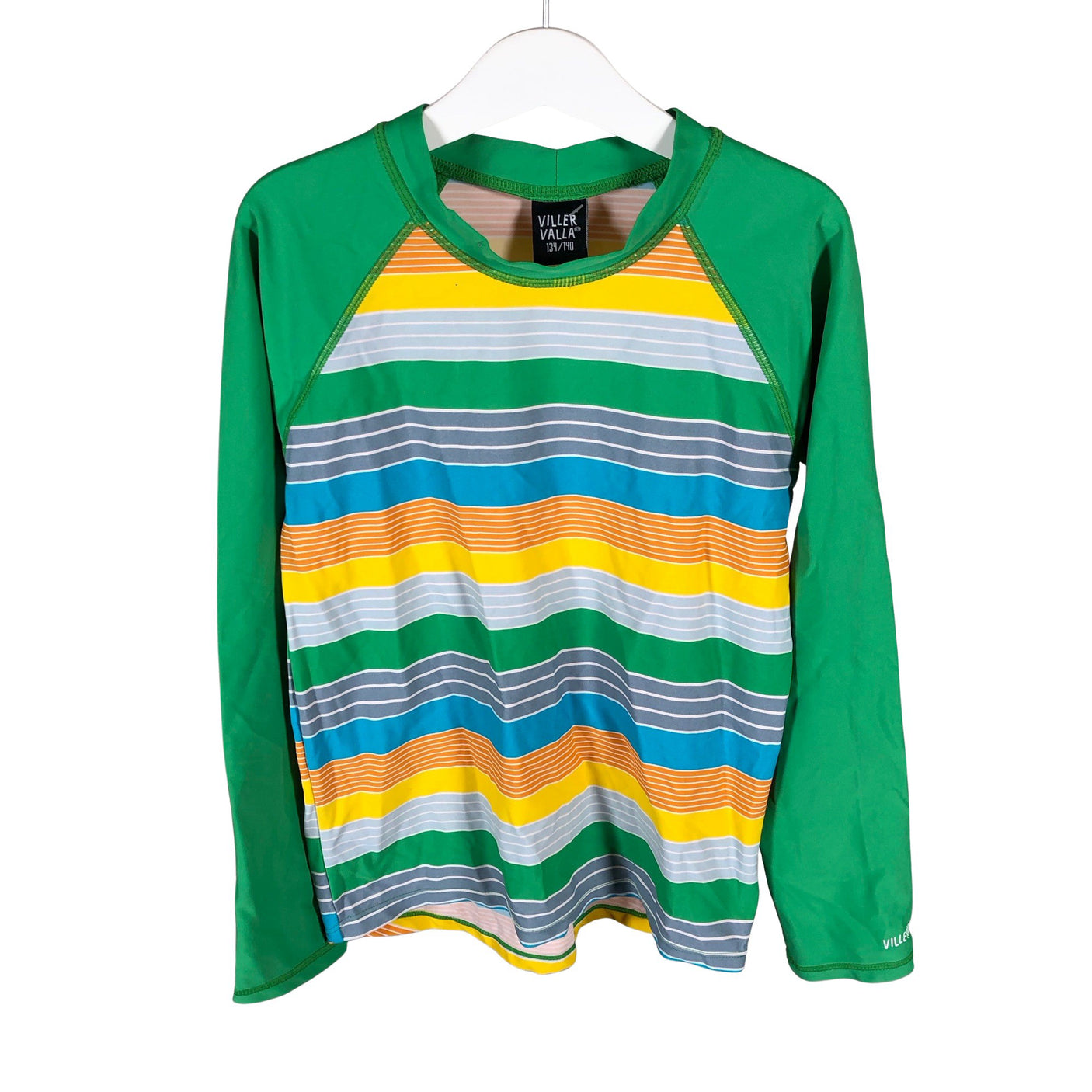 Unisex Villervalla - Swim shirt, size 134 - 140 - Green (1)