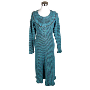 Unisex Vainio.Seitsonen - Maxi dress, size 36 - Turquoise (1)