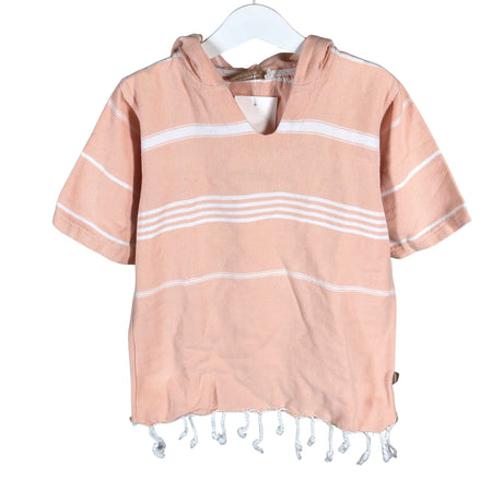Unisex Espadrij - Tricot tunic, size 104 - 110 - Light pink ()