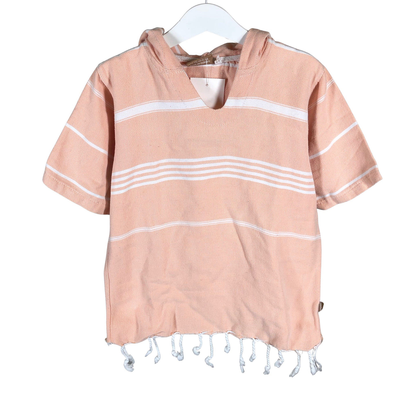 Unisex Espadrij - Tricot tunic, size 104 - 110 - Light pink (1)
