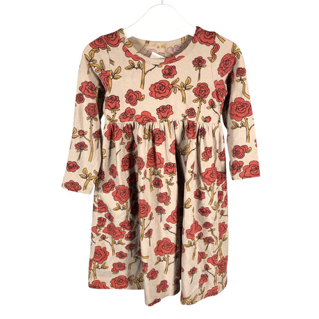 Unisex Mini Rodini - Tricot dress, size 104 - 110 - Beige ()