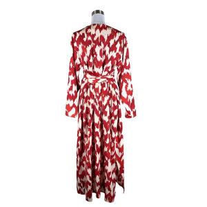 Unisex Lindex - Schiffon dress, size 38 - Red (2)