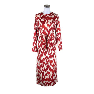 Unisex Lindex - Schiffon dress, size 38 - Red (1)