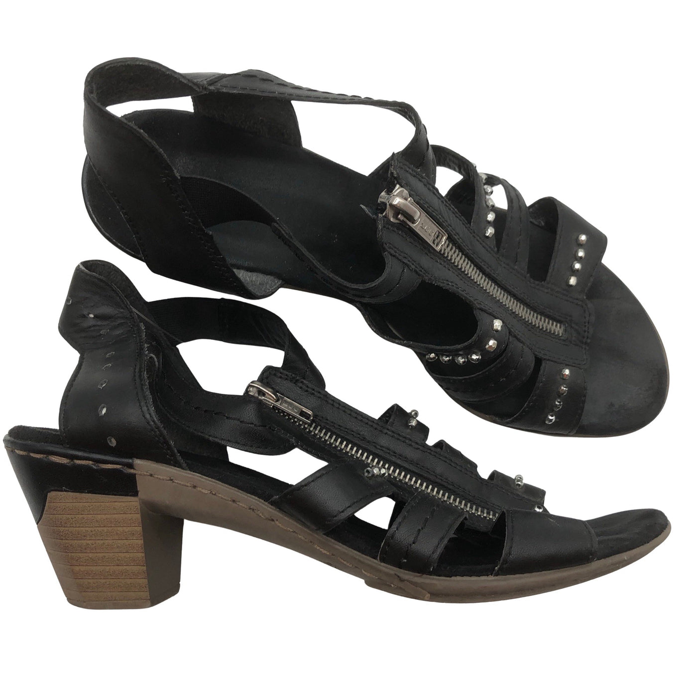Unisex Rieker - Heeled sandals, size 39 - Black (1)