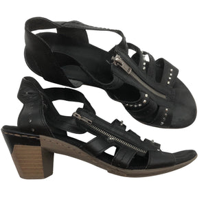 Unisex Rieker - Heeled sandals, size 39 - Black (1)