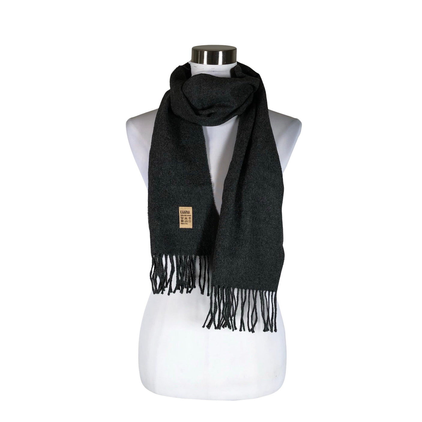 Unisex Kaarna - Scarf, size Midi - Gray (1)