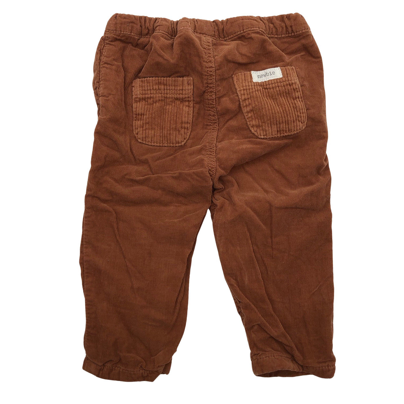 Unisex Newbie - Velvet pants, size 62 - 68 - Brown (2)
