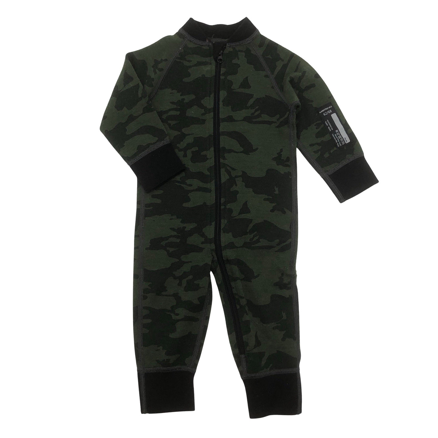 Unisex Lindberg - Wool overall, size 56 - 62 - Green (1)