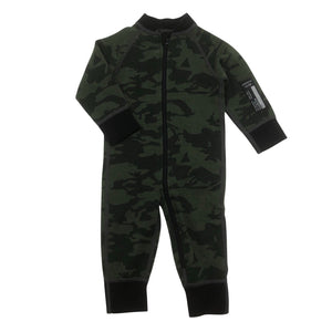Unisex Lindberg - Wool overall, size 56 - 62 - Green (1)