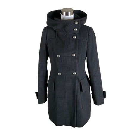 Unisex MasCara - Wool coat, size 38 - Black ()
