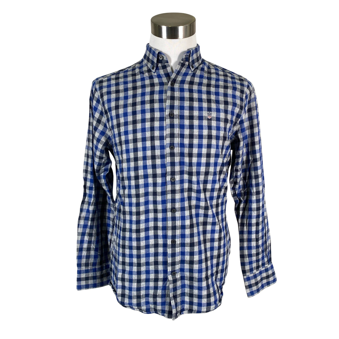 Unisex Gant - Collared shirt, size M - Blue (1)