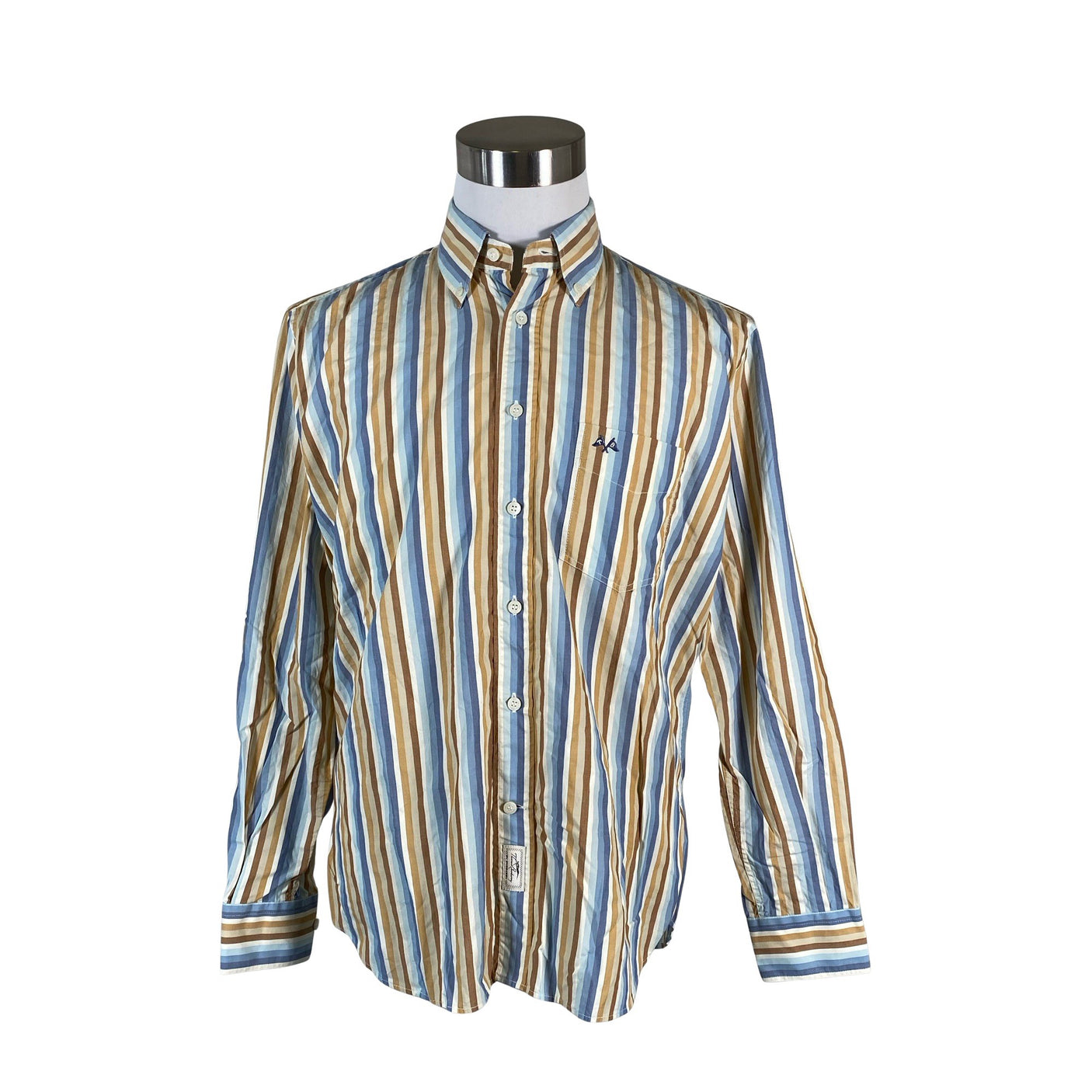 Unisex Thomas Burberry - Collared shirt, size L - Brown (1)
