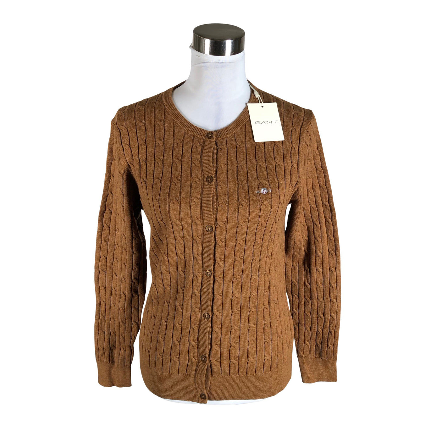 Unisex Gant - Cardigan, size 40 - Brown (1)