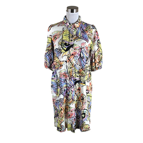 Unisex Nümph - Schiffon dress, size 38 - White ()