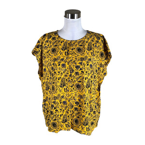 Unisex O.I.S - Short-sleeved blouse, size 40 - Yellow (1)