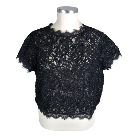 Unisex Lindex - Short-sleeved blouse, size 42 - Black ()