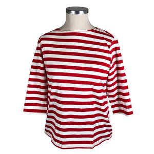 Unisex Seasalt Cornwall - Tricot shirt, size 44 - Red (1)