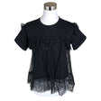Unisex Twinset - Short-sleeved blouse, size 40 - Black ()