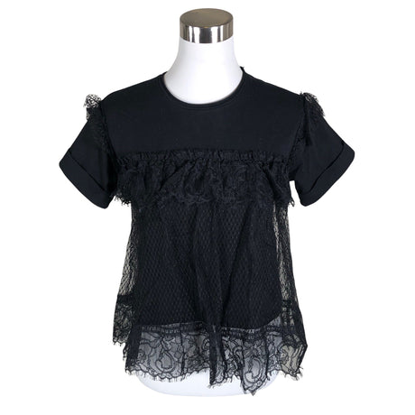Unisex Twinset - Short-sleeved blouse, size 40 - Black ()
