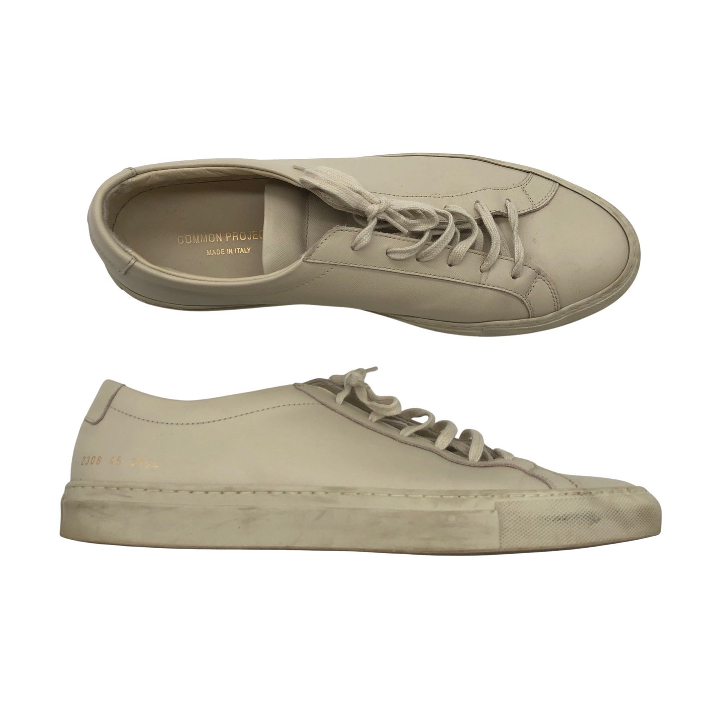 Unisex Common Projects - Casual sneakers, size 45 - Beige (1)