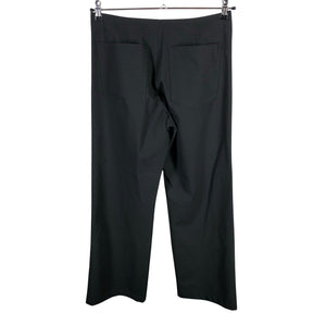 Unisex Massimo Dutti - Straight leg trousers, size 38 - Black (2)