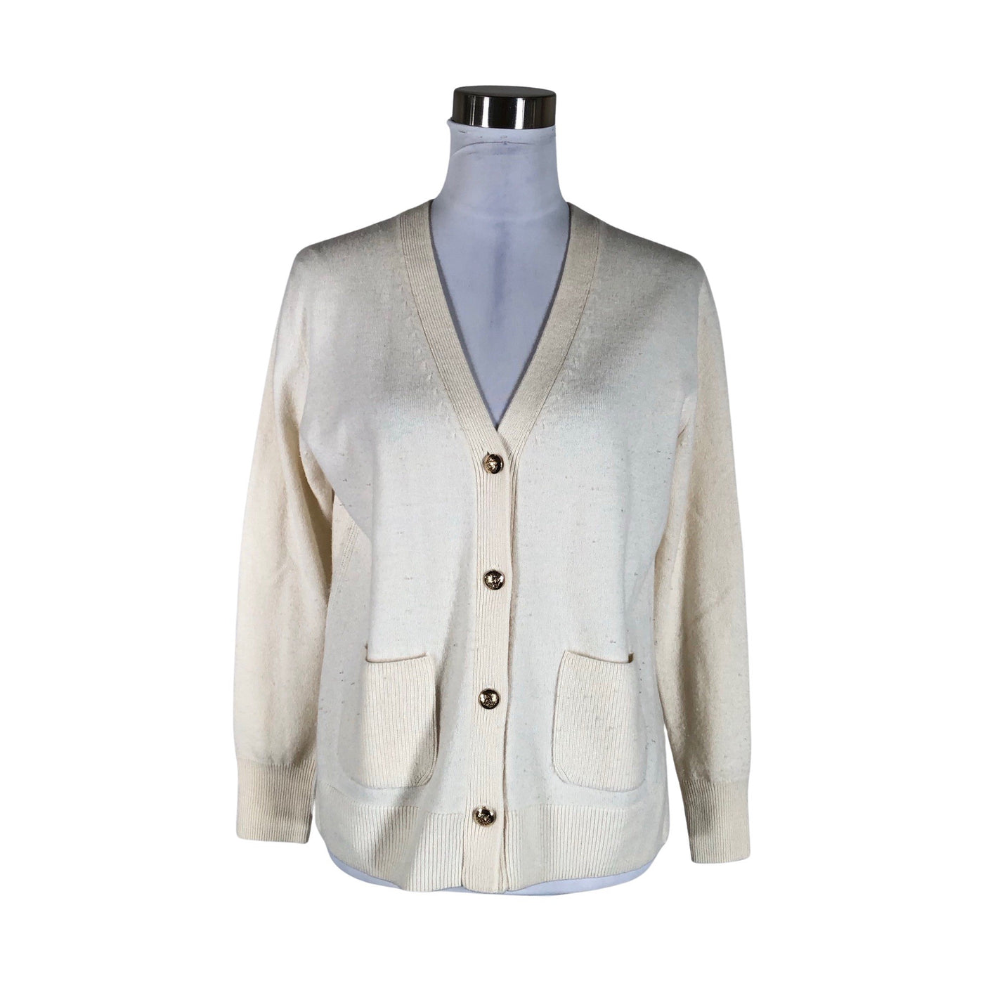 Unisex Massimo Dutti - Cardigan, size 34 - Natural white (1)