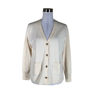 Unisex Massimo Dutti - Cardigan, size 34 - Natural white (1)