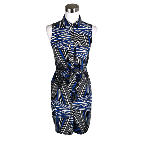 Unisex River Island - Schiffon dress, size 34 - Blue ()