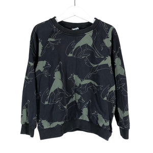 Unisex Polarn O. Pyret - Sweatshirt, size 122 - 128 - Black (1)