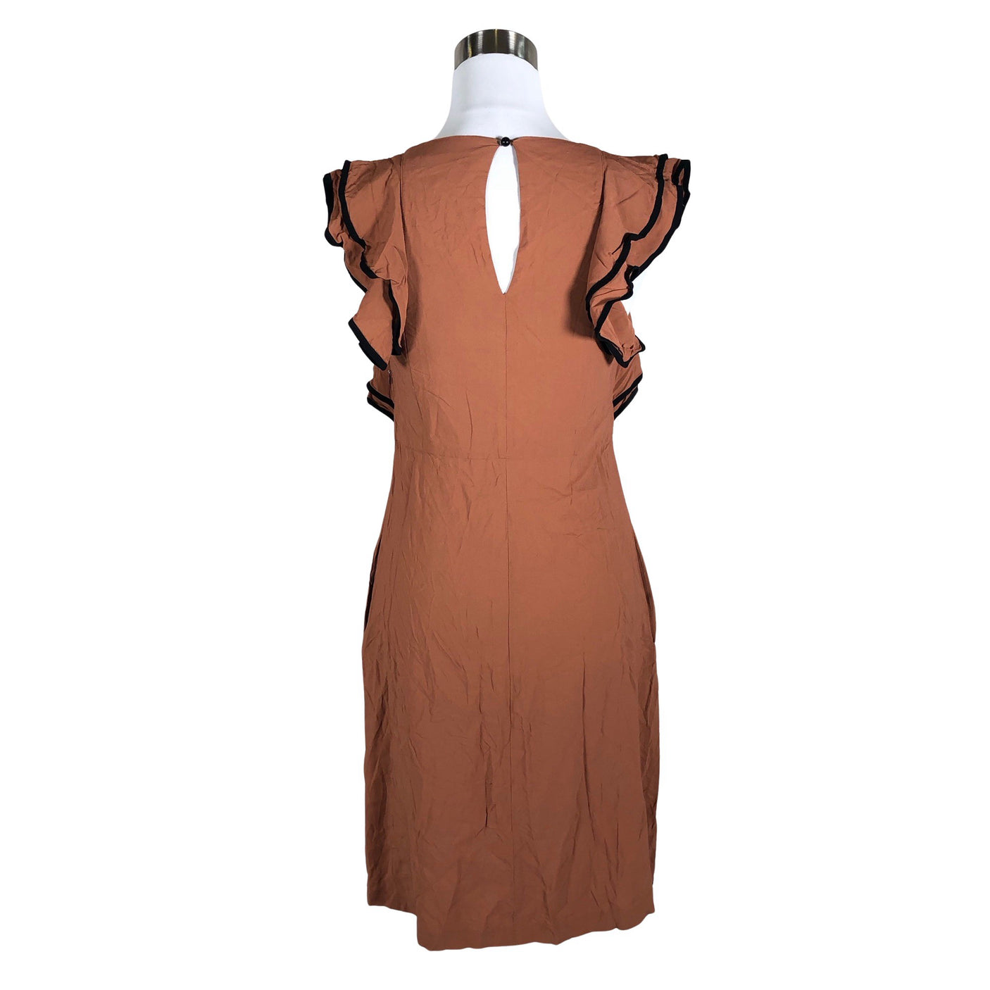 Unisex Jucca - Schiffon dress, size 40 - Brown (2)