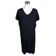 Unisex Saint Tropez - Schiffon dress, size 38 - Black ()