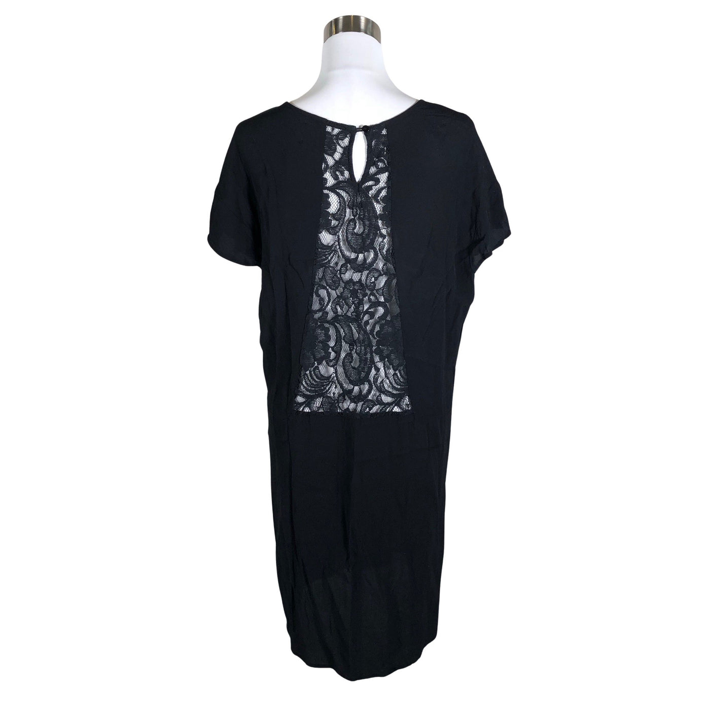 Unisex Saint Tropez - Schiffon dress, size 38 - Black (2)